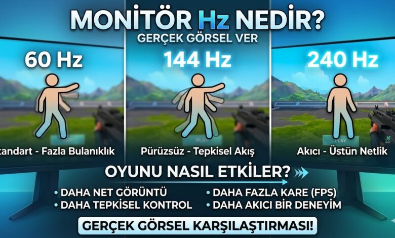 monitör hz nedir rehberi