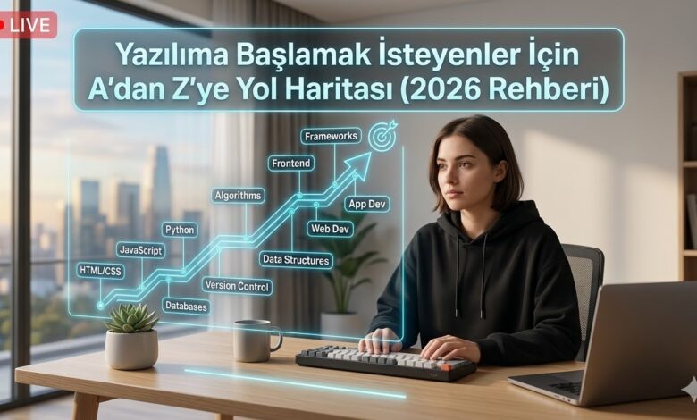 Yazılıma Başlamak İsteyenler İçin A'dan Z'ye Yol Haritası (2026 Rehberi) görsel