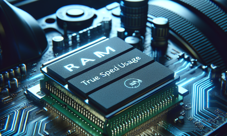 RAM modüllerinin bir anakart üzerindeki slotlara takılı olduğu, yüksek hızlı bellek ve performans odaklı sistemleri temsil eden yakın çekim görseli, XMP ve EXPO teknolojilerinin önemini vurguluyor.