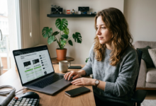 2026 yılına ait futuristik bir bilgisayar ekran kartı, ışık izleme efektleriyle çevrili