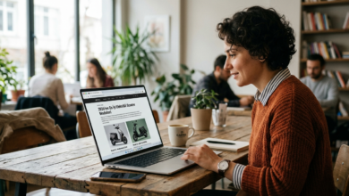 Modern şehir ortamında şarj istasyonuna yakın park edilmiş yüksek teknoloji elektrikli scooterlar